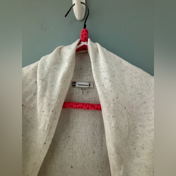 Smartwool Edgewood Wrap Sweater-size L, merino wool - Picture 6 of 6